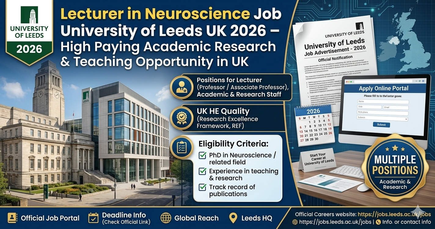 Lecturer in Neuroscience Position
